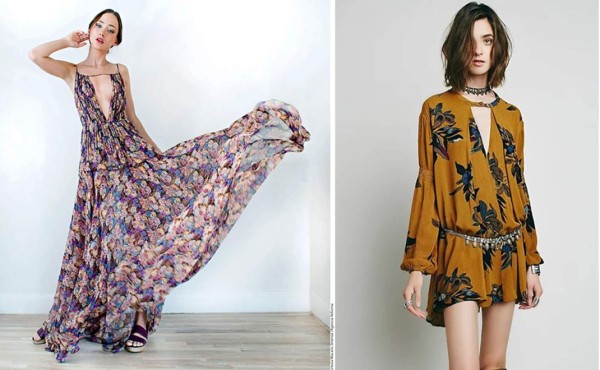 La feminidad de los vestidos tipo túnica